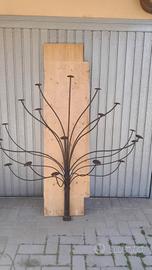 Porta cappelli in ferro fabbrica espositore vintag