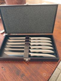 set 6 coltelli bistecca BRANDANI acciaoi inox nuov