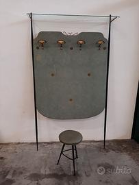 appendi abiti con sgabello anni 50/60