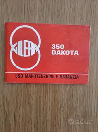 manuale uso manutenzione  Gilera Dakota 350