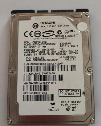 Hard disk Hitachi 5K250 - 250GB