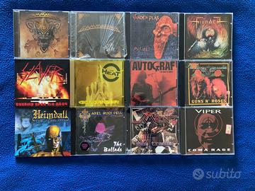 15 CD GENERE ROCK & METAL IN BUONE CONDIZIONI