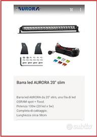 BARRA A LED PROFESSIONALE AURORA 20" SLIM X SAMUR