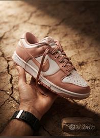 Nike Dunk Low Rose Whisper numero 44.5 nuove 