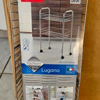 Metaltex Lugano carrello a 3 scaffali da cucina 