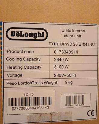 Climatizzatore Dual Split fisso a pompa di calore