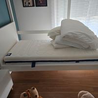 Letto singolo Malm Ikea _ 90x200 con comodino