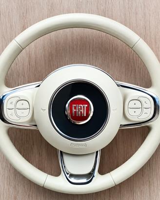 Volante fiat 500 avorio originale airbar e comandi