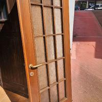 Porta da interno in legno massello, stile inglese