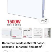 Convettori svedesi a basso consumo 