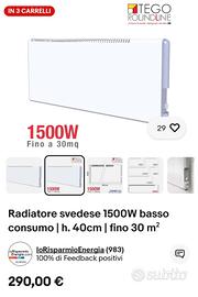 Convettori svedesi a basso consumo 