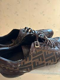 Sneakers Fendi originali monogramma Zucca