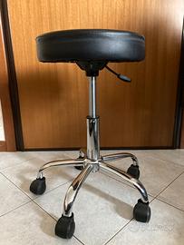 Sgabello da lavoro in acciaio