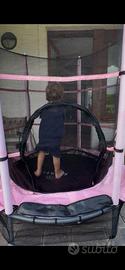 Trampolino elastico Klarfit Rocketkid Ø 140 cm