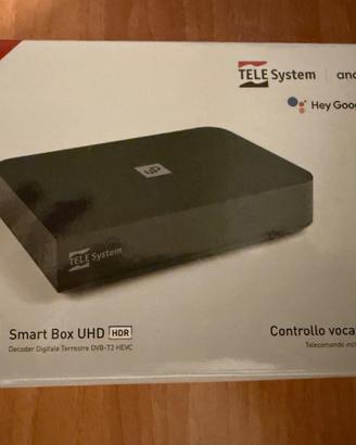 Decoder Android TV 4K TELE System UP T2 4K