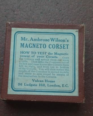 "Mr. Ambrose Wilson's Magneto Corset",  1911