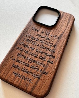 Cover iPhone 15 pro PERSONALIZZATA INTER
