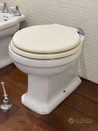 Coppia bidet - WC  porcellana Pozzi Ginori