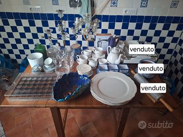 Stoviglie, candelabri e oggettistica casa