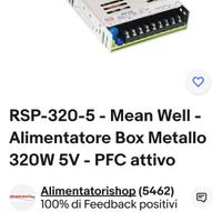 alimentatori 5vdc meanwell 