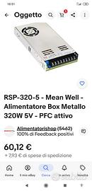 alimentatori 5vdc meanwell 