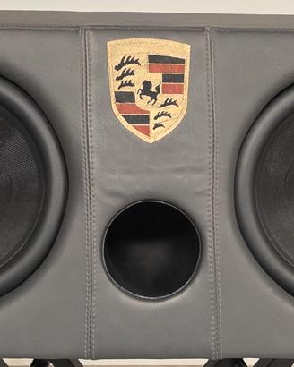 Subwoofer passivo auto 2 x 12" bass-reflex Porsche