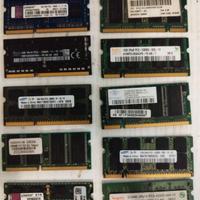 RAM DDR portatili varie