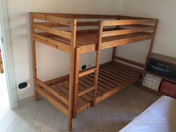 Letto a castello bambino legno