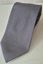 Cravatta in twill di seta Giorgio Armani