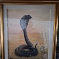Quadro di un cobra nero