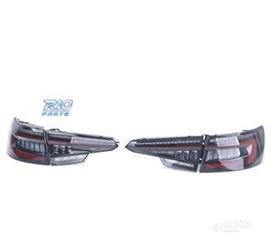 FANALI PER AUDI A4 S4 B9 8W SEDAN 15- LED NERO FUM