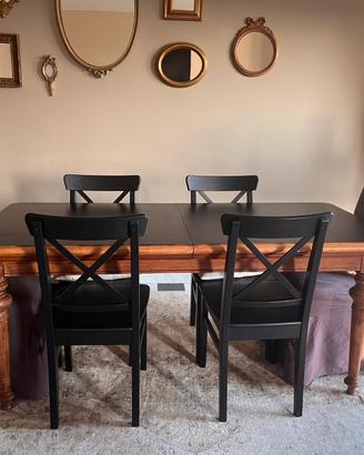 Tavolo e 8 sedie ikea + 2 maison du monde