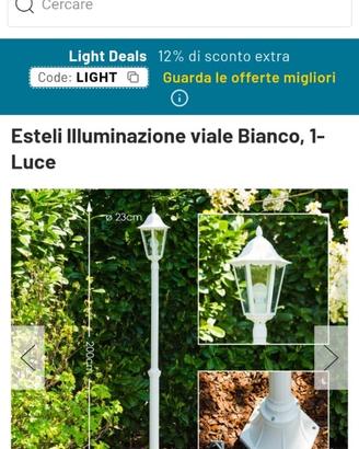 Lampioni da esterno