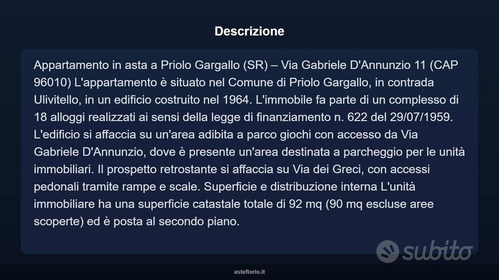 Appartamento – Priolo Gargallo, Siracusa - Vista 3