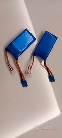 Coppia batterie Lipo 2s 850mah