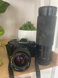 Pentax P30n con due zoom  Tamron