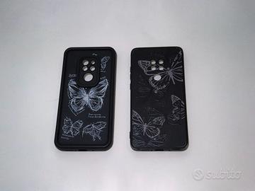 2 Cover per Huawei Mate 20 con fantasia di farfall