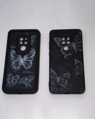 2 Cover per Huawei Mate 20 con fantasia di farfall