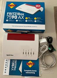 Modem Fritzbox 7590 AX Wi-Fi 6 in garanzia
