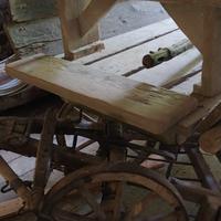 Carro d'epoca in legno