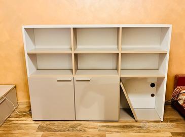 Libreria con ante