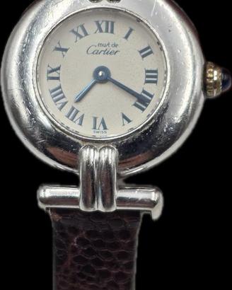 OROLOGIO MUST DE CARTIER COLISÉE ARGENTO