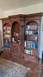 confessionale antico / libreria 