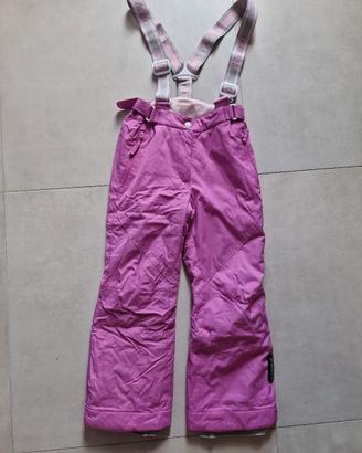 Pantalone sci bambina 7 anni
