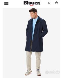 Blauer USA Giacca Cappotto Trench Man Tg. L NEW