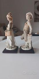 Coppia statue Capodimonte Giuseppe Armani