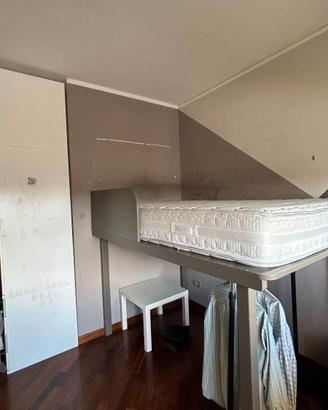 letto a soppalco e materasso