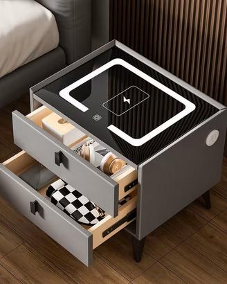 Comodino Intelligente con 2 Cassetti