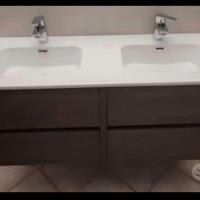 MOBILE DA  BAGNO DOPPIO LAVABO NUOVO