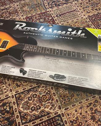 Rocksmith authentic guitar xbox 360 con chitarra
